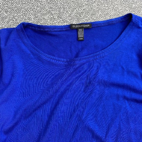 Eileen Fischer royal blue every day anywhere swing dress, beautiful! - Picture 3 of 4